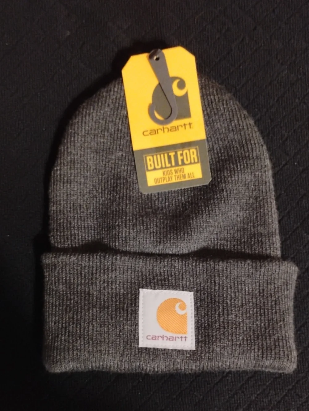 💚 Toddler Boys Carhartt Knit Beanie Hat NWT Cozy Winter Essential